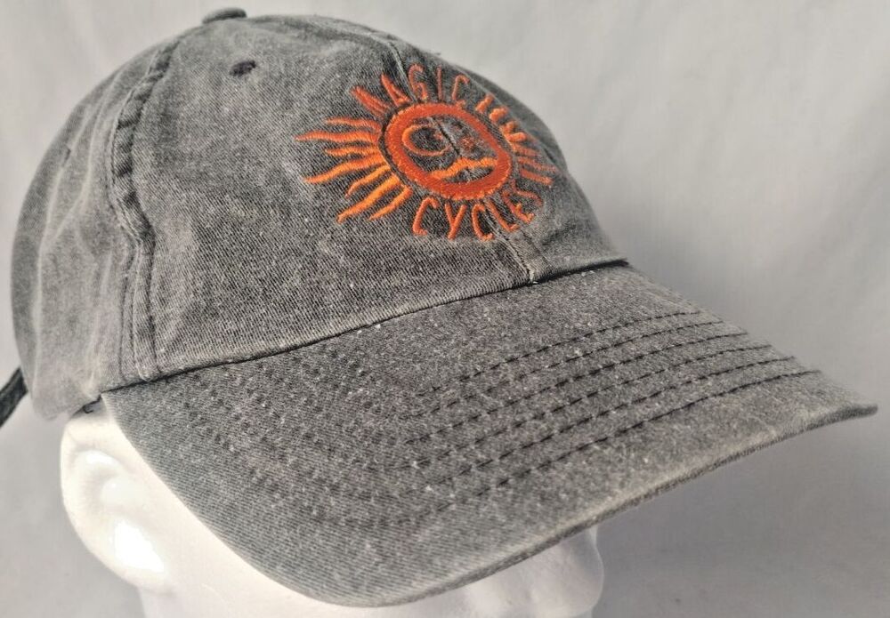 Magic Cycles Boone, NC Moon/Sunburst Adjustable Strapback Hat/Cap-NICE!